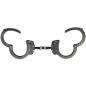 Preview: BULLTEC handcuffs with chain - burnished / reflex-free version - now available again