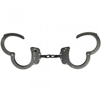 BULLTEC handcuffs with chain - burnished / reflex-free version - now available again