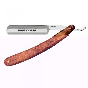 RAZOLUTION straight razor Amber Look