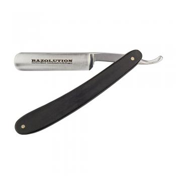 RAZOLUTION straight razor Ebony Wood