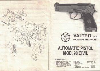 VALTRO Modell 98 CIVIL - Ersatzteile
