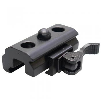 LENSOLUX Bi-Pod-Adapter (Zweibein) für 21,5 mm Weaver-/Picatinny-Schiene mit Schnellverschluß