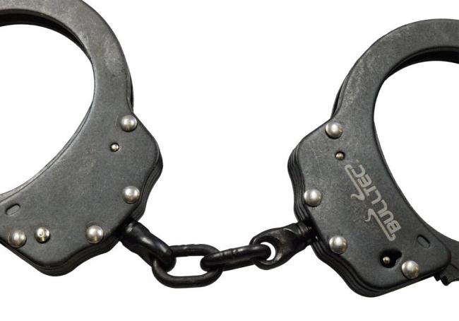 BULLTEC handcuffs with chain - burnished / reflex-free version - now available again
