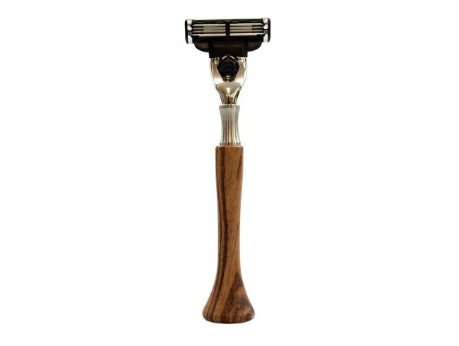 RAZOLUTION System-razor-Mach3®-Zebrano-handle