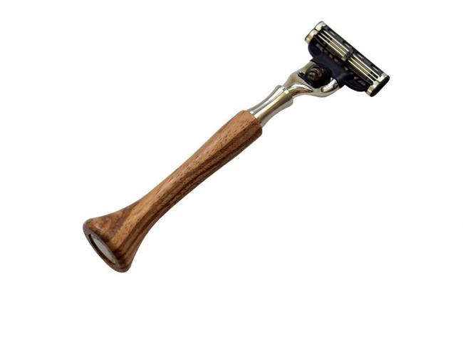 RAZOLUTION System-razor-Mach3®-Zebrano-handle