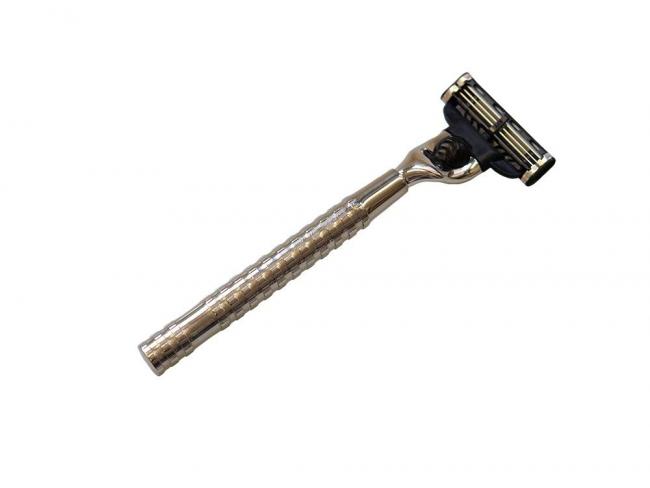 RAZOLUTION System-razor-Mach3®-Chequered-Glory-handle