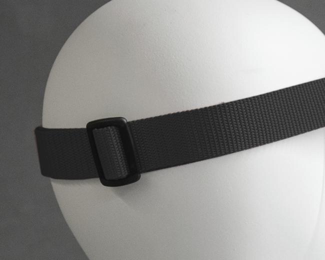 Face protection / face-screen BASIC foldable made from 0.5 mm PET - robust and comfortable